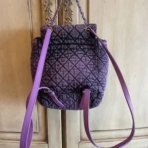 CHANEL | Bags | Chanel Denimpression Purple Black Washed  display picture 2